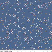 Load image into Gallery viewer, Between the Pages Flowers Denim Half Yard Fabric By The Yard
