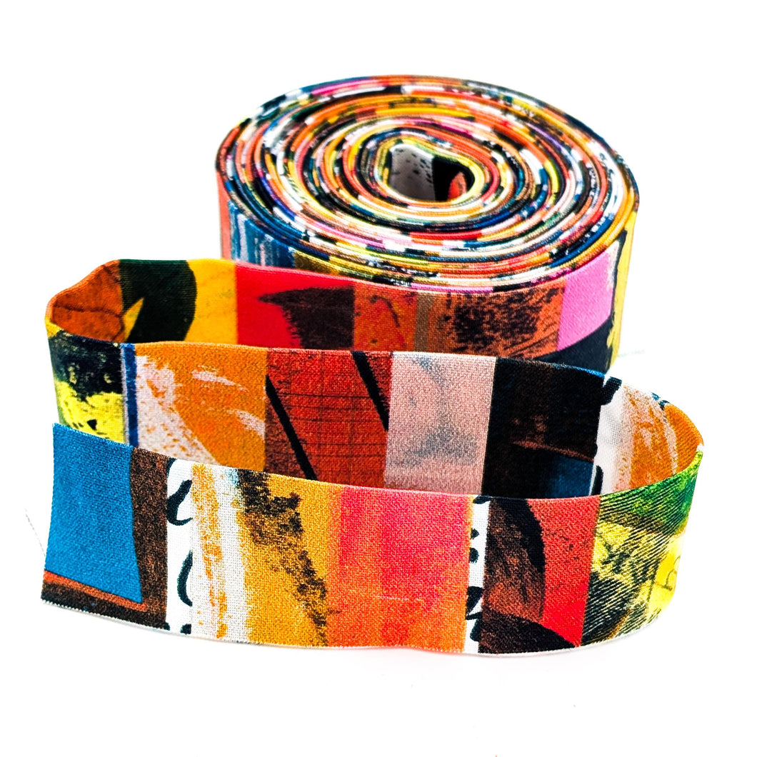 Quilt Binding Lineage Timeline Grace E Bond Free Spirit Fabrics 1 1/4" Single Fold Binding