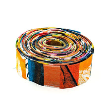 Load image into Gallery viewer, Quilt Binding Lineage Timeline Grace E Bond Free Spirit Fabrics 1 1/4&quot; Single Fold Binding
