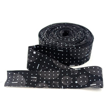 Load image into Gallery viewer, Quilt Binding 1 1/4" Single Fold Black and White Musical Poco Black Katie Pasquini Masopust
