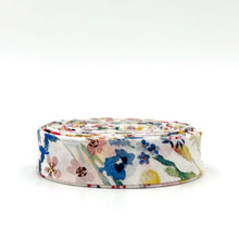Load image into Gallery viewer, 1/2'' Double Fold Bias Tape Liberty of London Tana Lawn Felda Yellow 3 Yards
