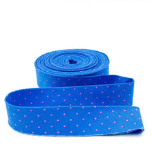Load image into Gallery viewer, Quilt Binding Tula Pink True Colors Tiny Dot Sky Blue Single Fold 1 1/4" Wide
