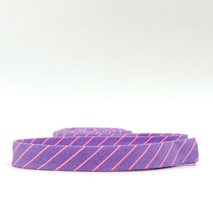 Double Fold Bias Tape 1/2&#39;&#39; True Colors Tiny Stripes Honesty Purple Tula Pink Bias Binding