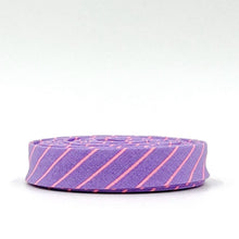 Load image into Gallery viewer, Double Fold Bias Tape 1/2&#39;&#39; True Colors Tiny Stripes Honesty Purple Tula Pink Bias Binding
