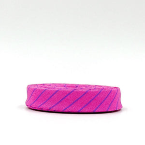 Double Fold Bias Tape 1/2&#39;&#39; True Colors Tiny Stripes Mystic Purple Tula Pink Bias Binding