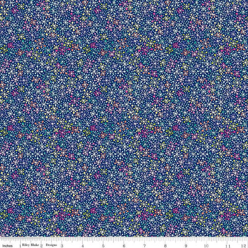 Vibrance Twilight Blue Half Yard Fabric