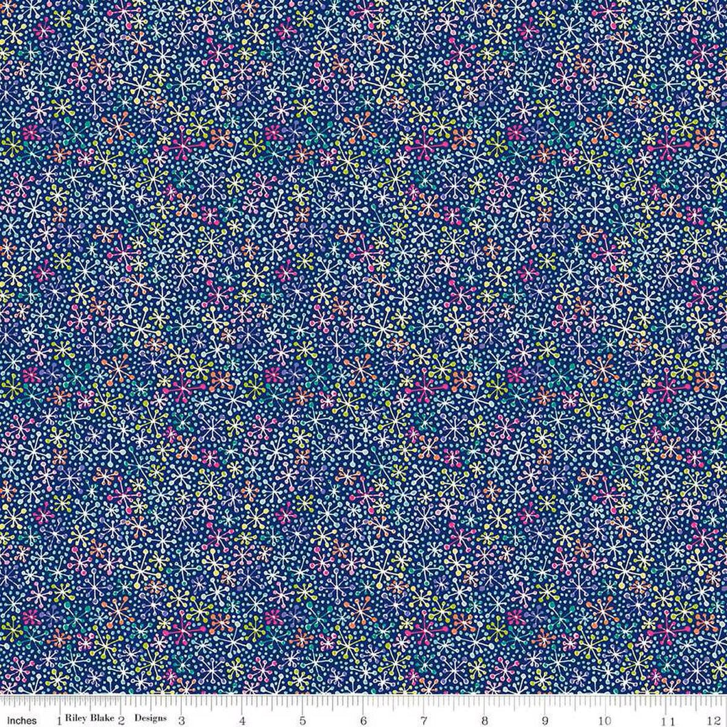 Vibrance Twilight Blue Half Yard Fabric