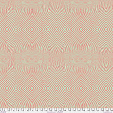 Load image into Gallery viewer, Tula Pink Lazy Stripe Moon Garden Lunar Pink/Aqua Fabric Half Yard
