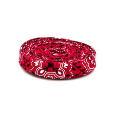 Load image into Gallery viewer, Double Fold Bias Tape 1/2&#39;&#39; Bandana Red Black Bias Binding
