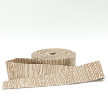Load image into Gallery viewer, Quilt Binding Pine Grove Woodgrain Tan 1 1/4&quot; Single Fold
