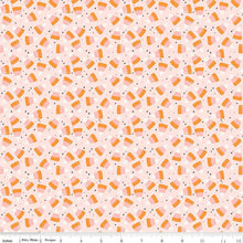 Load image into Gallery viewer, Hey Pumpkin Corn Candy Blush Pink Fabric Half Yards
