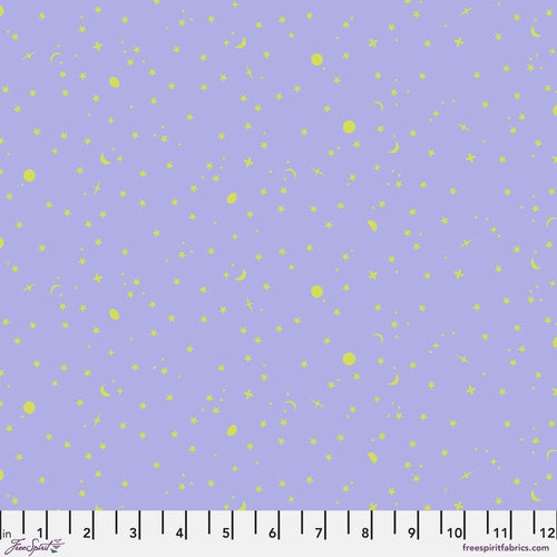 Tula Pink True Colors Space Sprinkles Dream Purple Fabric Half Yards