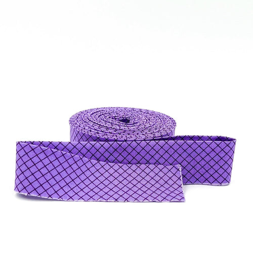 Quilt Binding Tula Pink On The Grid Mysterious Purple 1 1/4