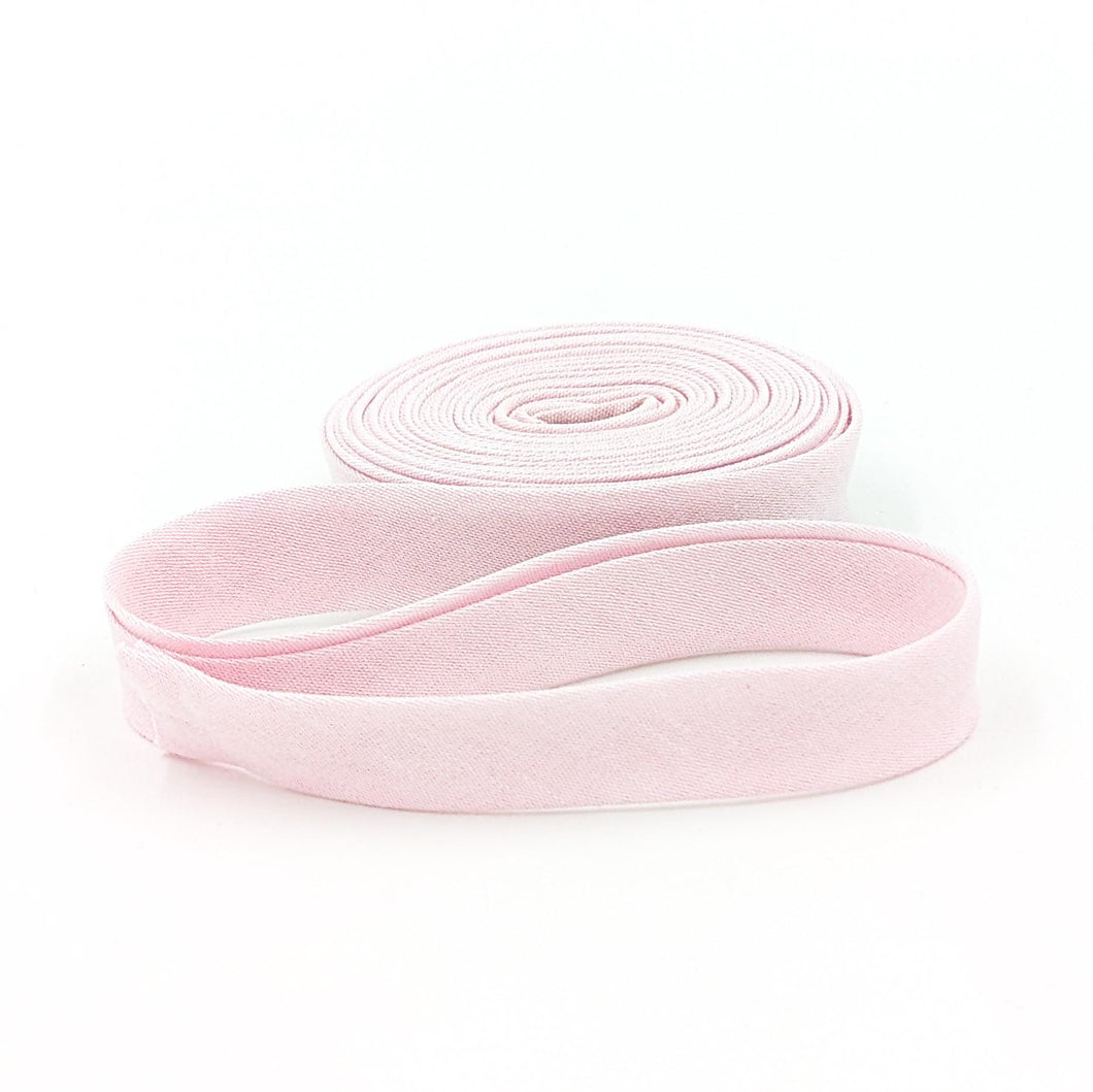 Double Fold Bias Tape 1/2'' Chambray Pink Bias Binding
