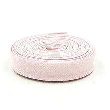 Load image into Gallery viewer, Double Fold Bias Tape 1/2&#39;&#39; Chambray Pink Bias Binding
