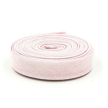 Load image into Gallery viewer, Double Fold Bias Tape 1/2'' Chambray Pink Bias Binding
