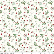 Load image into Gallery viewer, Mistletoe &amp; Holly Mistletoe Cloud Ivory White Riley Blake Designs Half Yard Beverly McCullough
