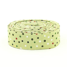Load image into Gallery viewer, Quilt Binding Glisten Dots Olive Green Sandy Gervais for Riley Blake Designs
