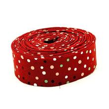 Load image into Gallery viewer, Quilt Binding Glisten Dots Red Sandy Gervais for Riley Blake Designs
