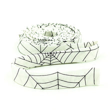 Load image into Gallery viewer, Double Fold Bias Tape 1/2&#39;&#39; Costume Maker&#39;s Act II Webs White Halloween Bias Binding
