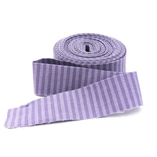 Load image into Gallery viewer, Quilt Binding Purple Tone On Tone 1/8&#39;&#39; Stripe 1 1/4&quot; Single Fold Binding
