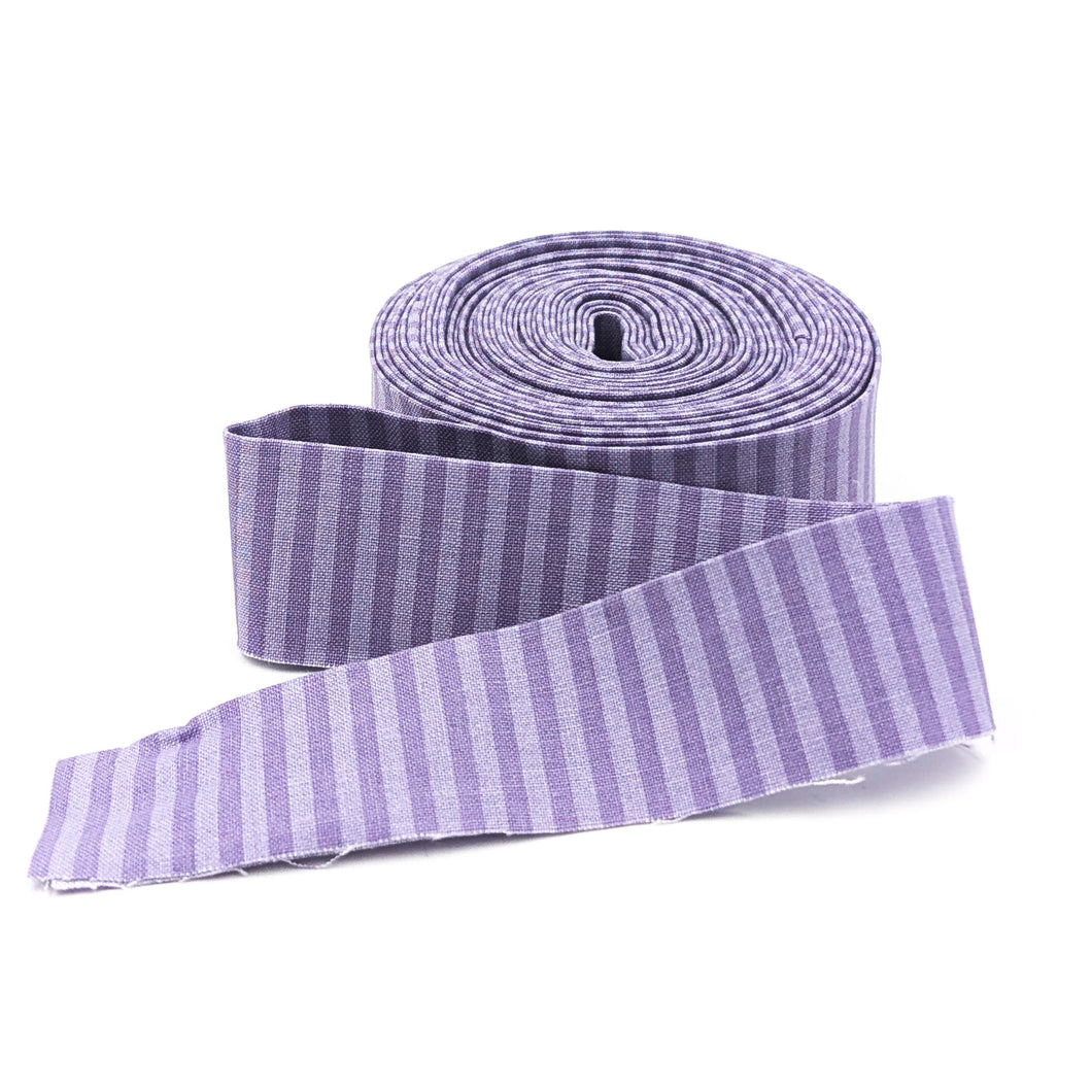 Quilt Binding Purple Tone On Tone 1/8'' Stripe 1 1/4