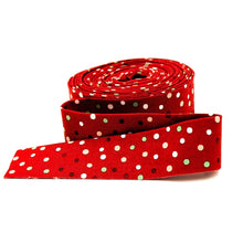 Load image into Gallery viewer, Quilt Binding Glisten Dots Red Sandy Gervais for Riley Blake Designs
