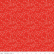 Load image into Gallery viewer, Glisten Dot Red by Sandy Gervais for Riley Blake Designs Half Yard Fabric
