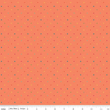 Load image into Gallery viewer, First Blooms Gingham Check Orange Riley Blake Designs Half Yard Heather Peterson
