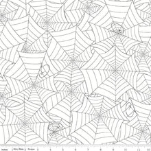 Load image into Gallery viewer, Costume Makers&#39;s Act II Webs White Half Yard Riley Blake Designs J. Wecker Frisch
