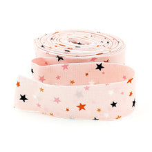 Load image into Gallery viewer, Quilt Binding Hey Pumpkin Stars Blush 1 1/4" Single Fold 1 1/4" Single Fold
