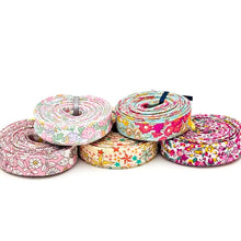 Load image into Gallery viewer, Double Fold Bias Tape 1/2&#39;&#39; Liberty of London Tana Lawn Pastels BUNDLE 5 Piece Bundle
