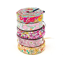 Load image into Gallery viewer, Double Fold Bias Tape 1/2&#39;&#39; Liberty of London Tana Lawn Pastels BUNDLE 5 Piece Bundle
