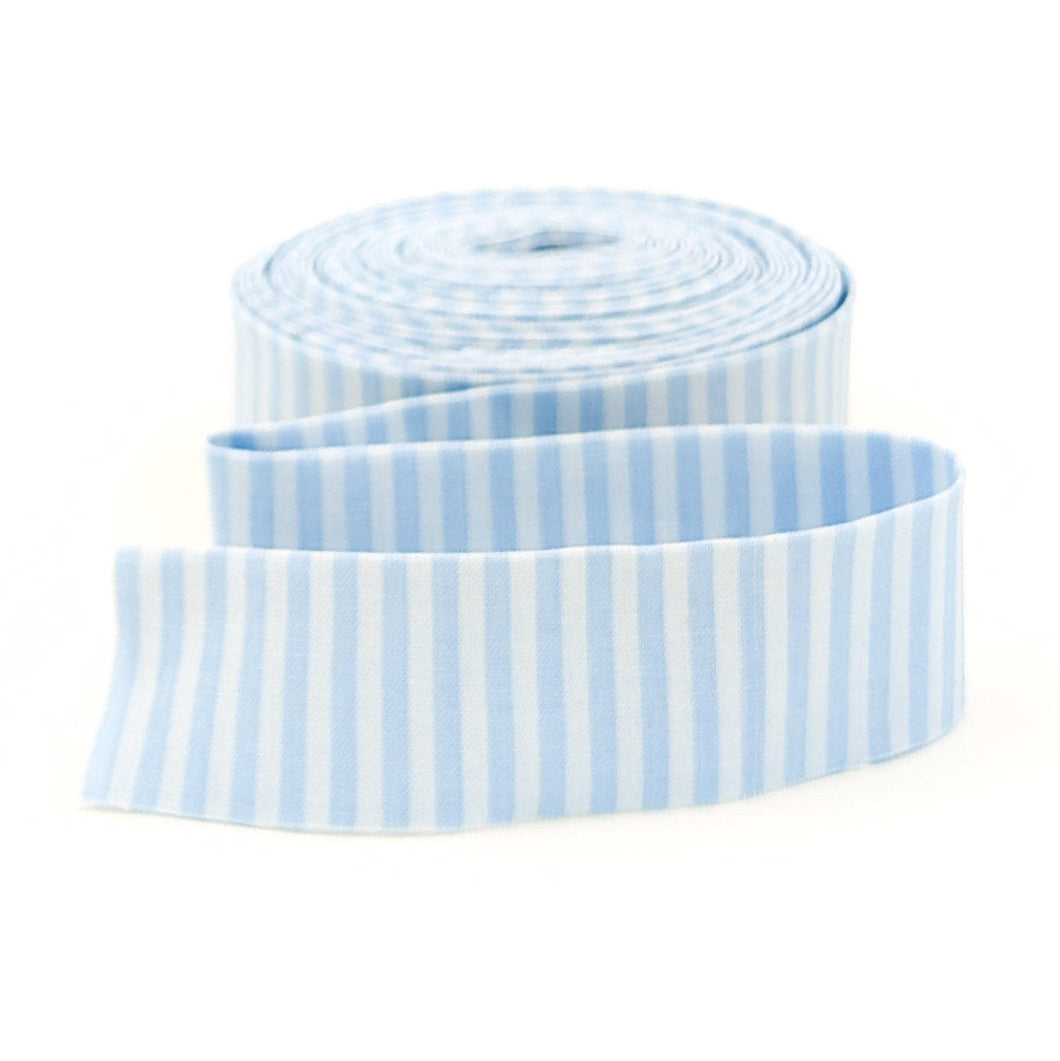 Quilt Binding Light Blue Tone On Tone 1/8'' Stripe 1 1/4