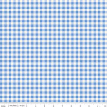 Load image into Gallery viewer, Penelope Gingham Cream Blue Half Yard My Mind&#39;s Eye
