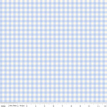 Load image into Gallery viewer, Penelope Gingham Sky Blue Half Yard My Mind&#39;s Eye
