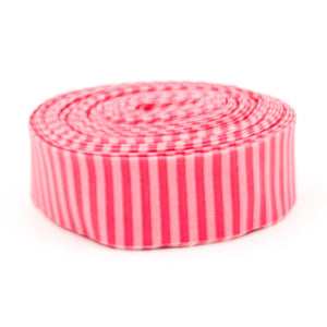 Quilt Binding Pink Tone On Tone 1/8'' Stripe 1 1/4" Single Fold Binding