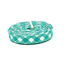 Load image into Gallery viewer, Double Fold Bias Tape Gingham Check Spearmint Green 1/2'' Bias Binding
