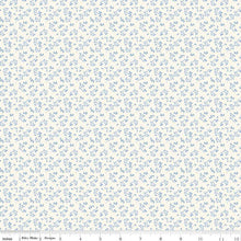 Load image into Gallery viewer, Penelope Cream Blue Half Yard My Mind&#39;s Eye
