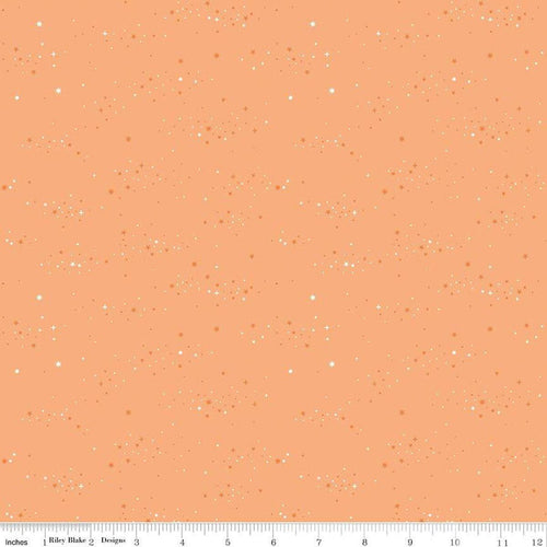 Essence Starlight Marmalade Orange Half Yard Fabric Riley Blake Designs