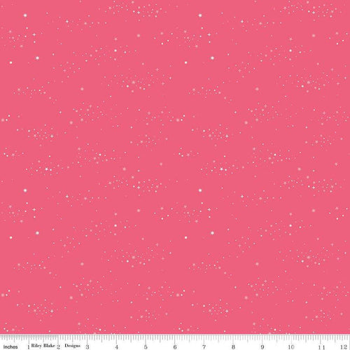 Essence Starlight Hot Pink Half Yard Fabric Riley Blake Designs