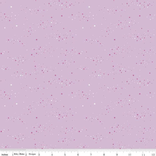 Essence Starlight Lilac Purple Half Yard Fabric Riley Blake Designs