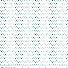 Load image into Gallery viewer, Baby Boy Stars White Fabric Half Yards
