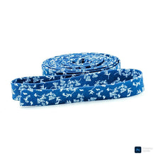 Load image into Gallery viewer, Double Fold 1/2'' Bias Tape Penelope Floral Creamy Blue White

