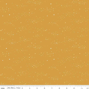 Essence Starlight Golden Yellow Half Yard Fabric Riley Blake Designs