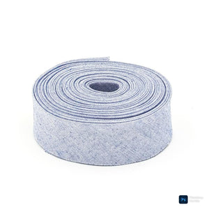 Bias Quilt Binding Chambray Light Blue 1 1/4" Single Fold