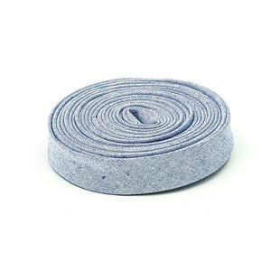 Double Fold Bias Tape 1/2'' Chambray Light Blue Bias Binding