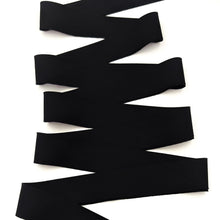 Load image into Gallery viewer, Bias Quilt Binding Pitch Black 1 1/4" Single Fold
