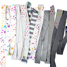 Load image into Gallery viewer, Quilt Binding Tula Pink Graywork Multi Scrappy 1 1/4&quot; Single Fold
