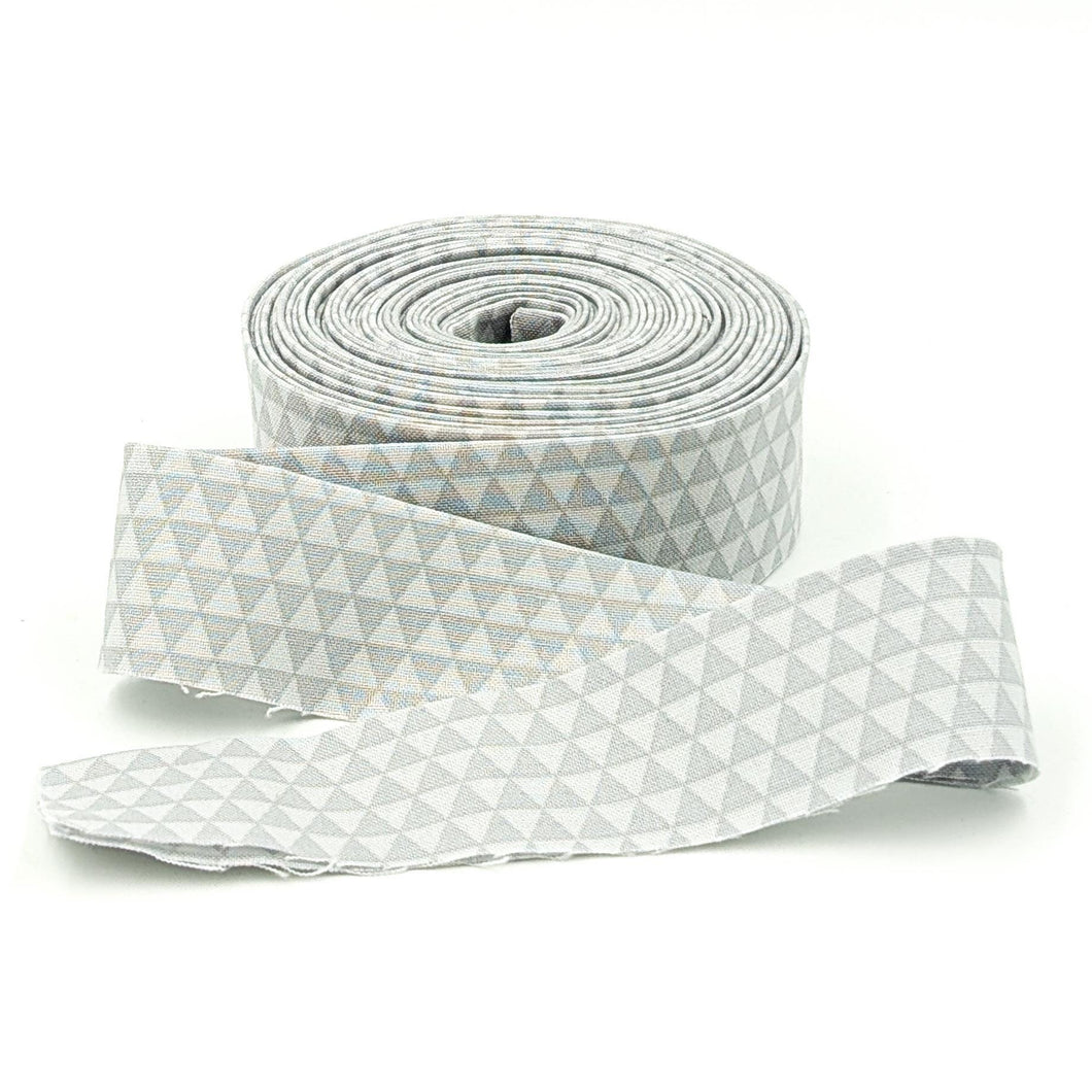 Quilt Binding Tula Pink Kinda Shady Whisper Gray 1 1/4